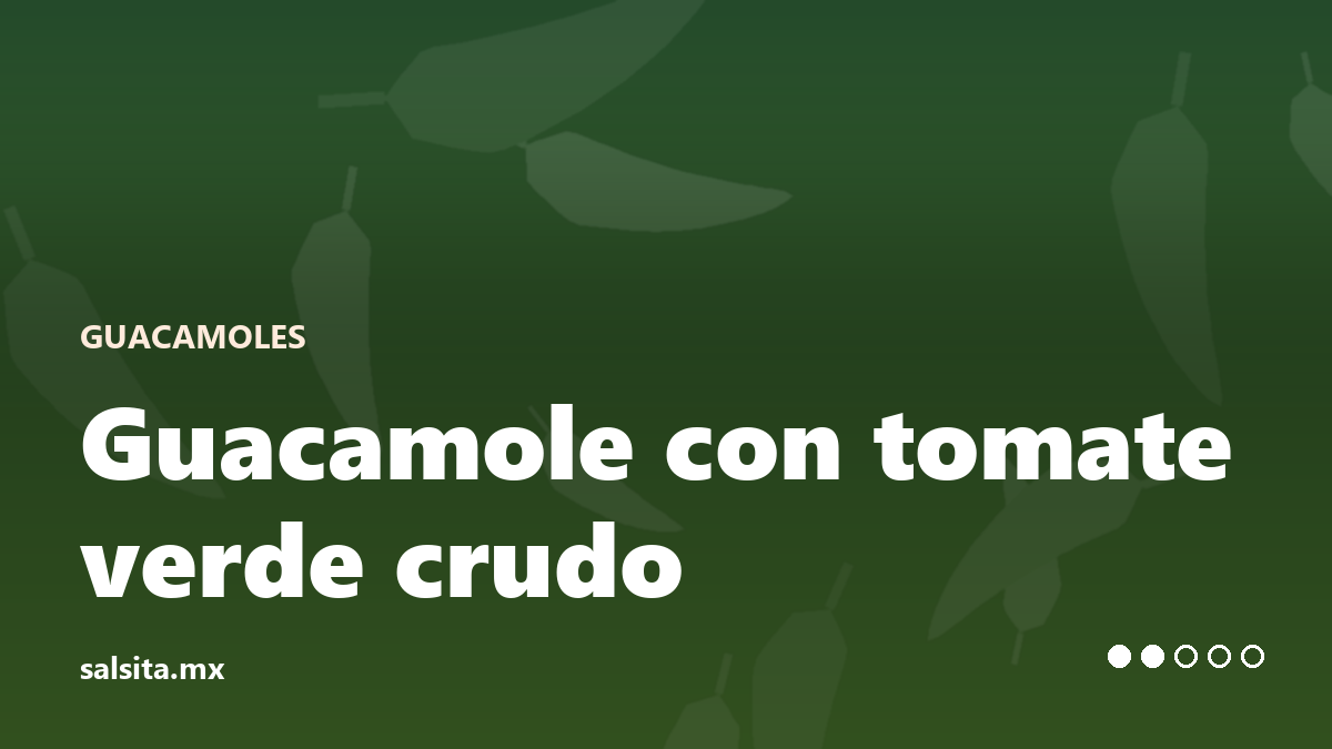 Guacamole with diced raw tomatillo and crumbled cheese
